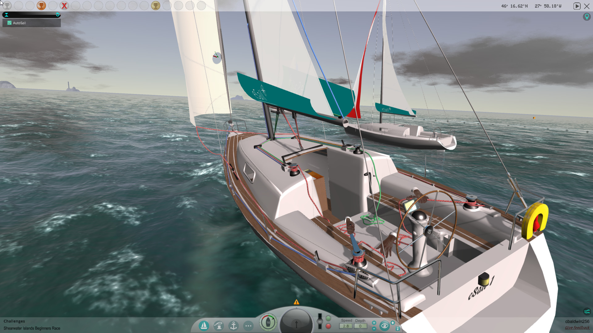 eSail Sailing Simulator screenshot 1