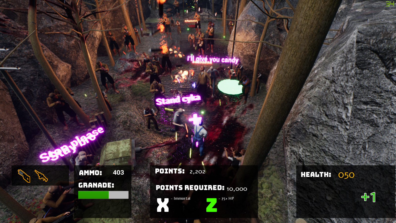 Unknown Pain: Hardcore screenshot 1