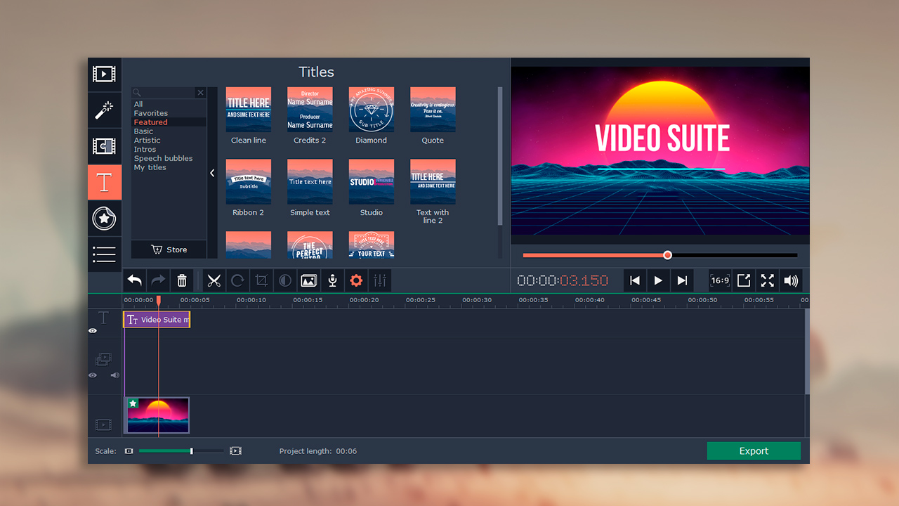 Movavi Video Suite 17 - Video Making Software - Video Editor, Video Converter, Screen Capture, and more screenshot 2