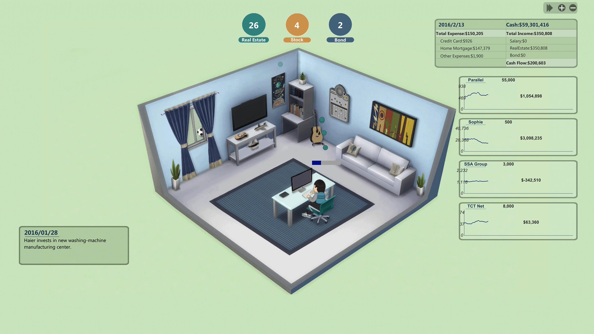 Individual Investor Tycoon screenshot 1