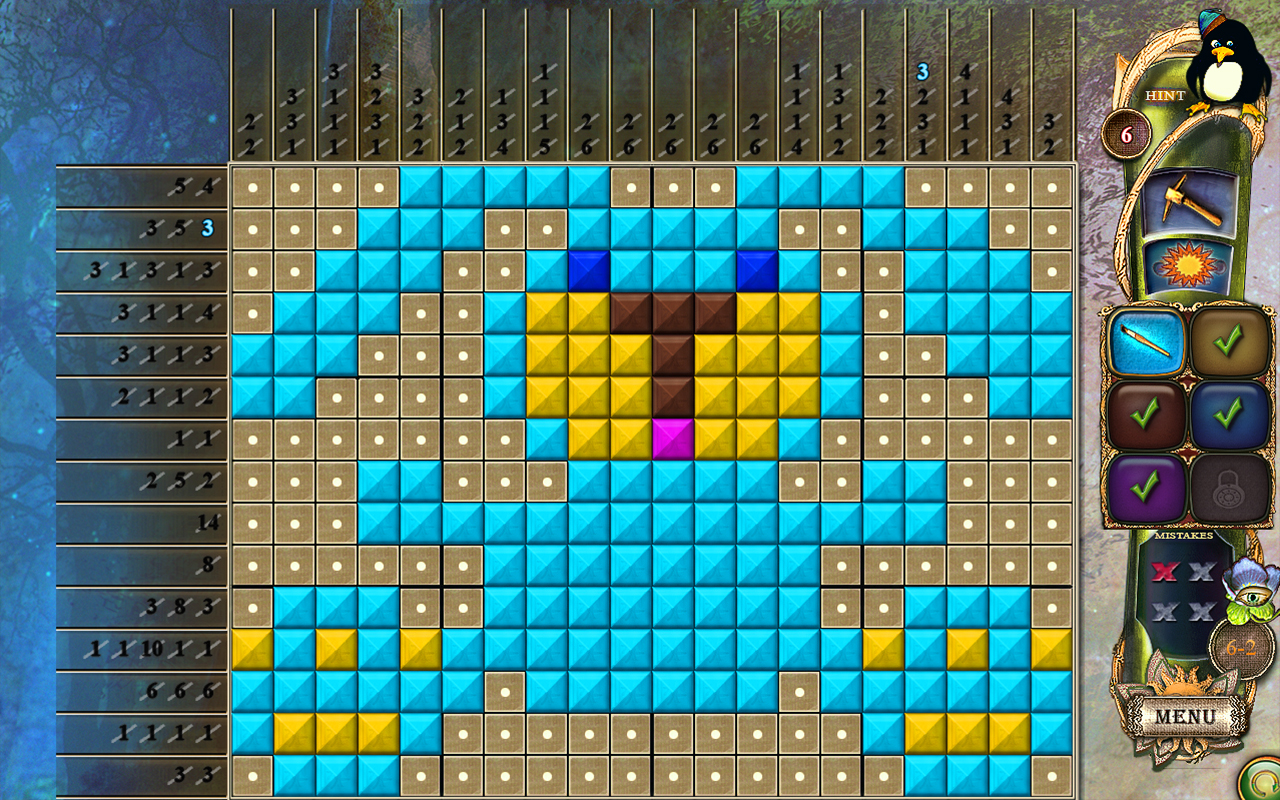Fantasy Mosaics 23: Magic Forest screenshot 6