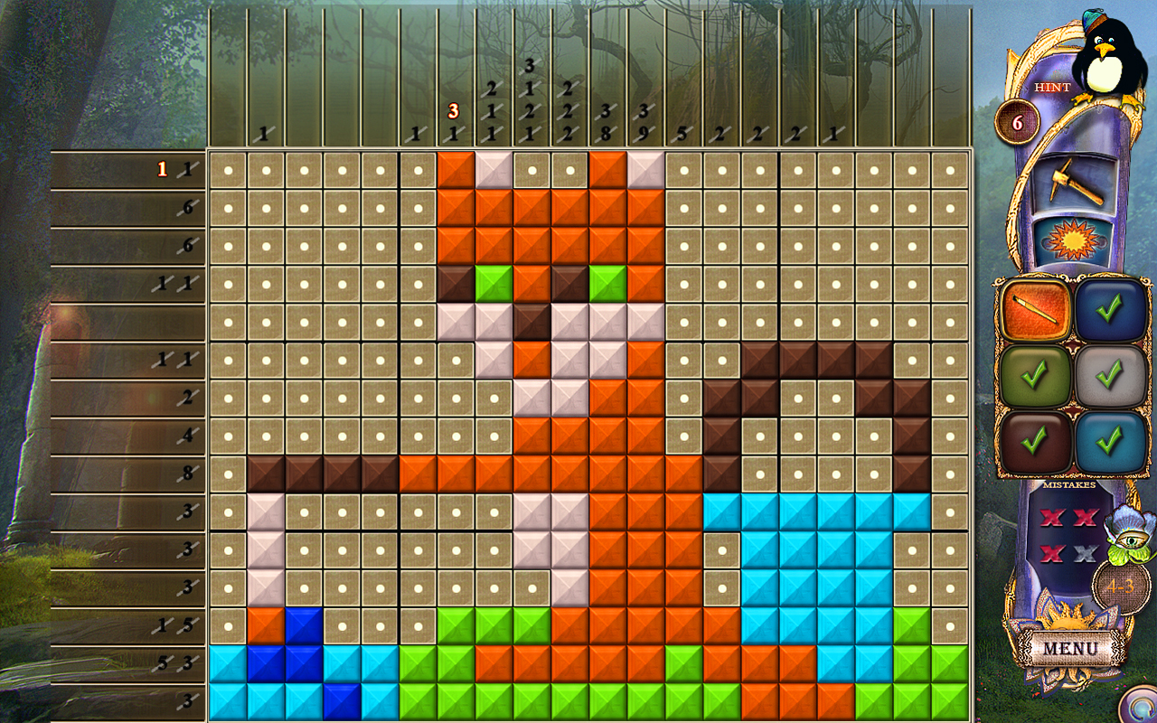 Fantasy Mosaics 24: Deserted Island screenshot 2