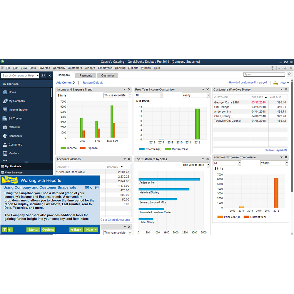 Professor Teaches QuickBooks 2018 screenshot 1