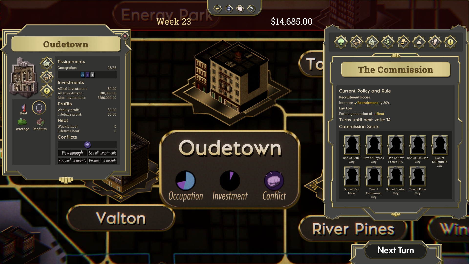 The Commission: Organized Crime Grand Strategy screenshot 5