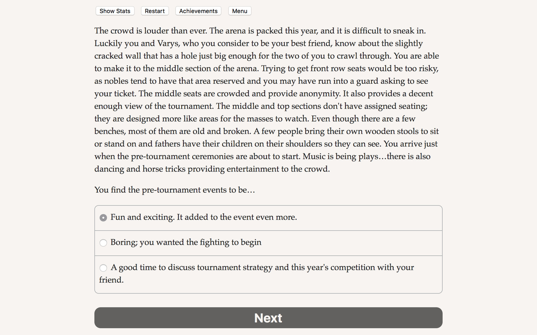 The Great Tournament screenshot 4