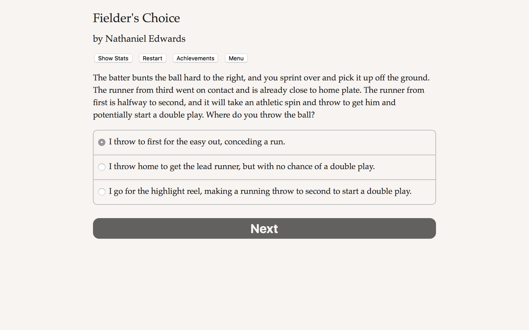 The Fielder's Choice screenshot 5