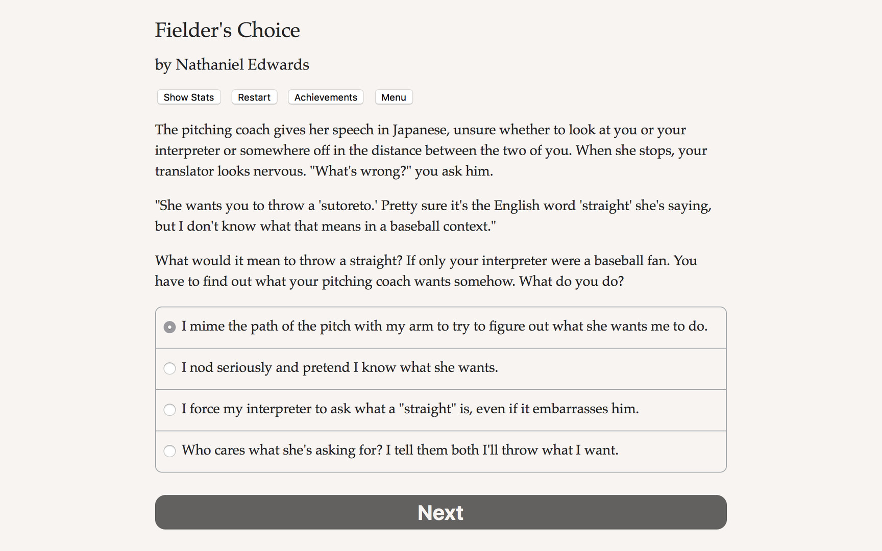 The Fielder's Choice screenshot 4