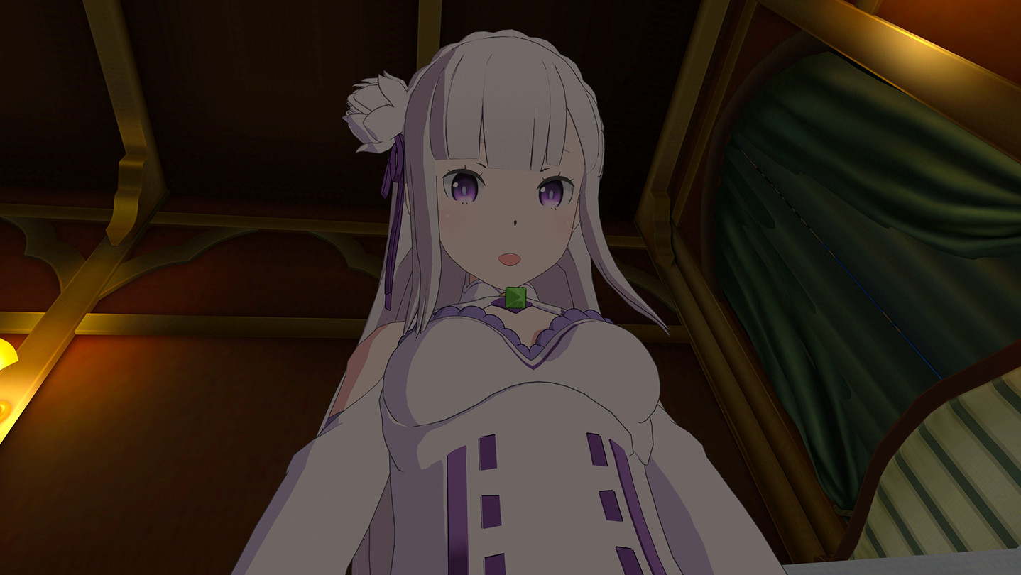 VRでエミリアと異世界生活-膝枕&添寝編 screenshot 3