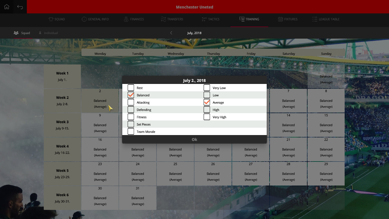 Global Soccer: A Management Game 2018 screenshot 14