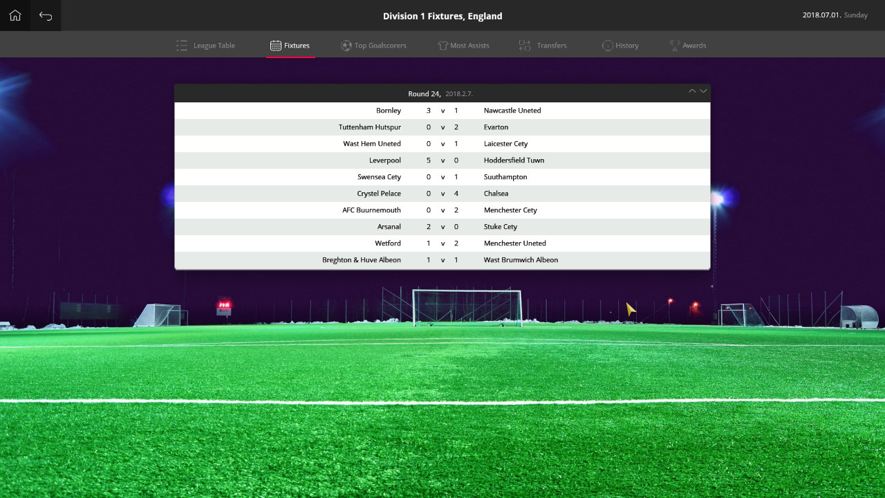 Global Soccer: A Management Game 2018 screenshot 8