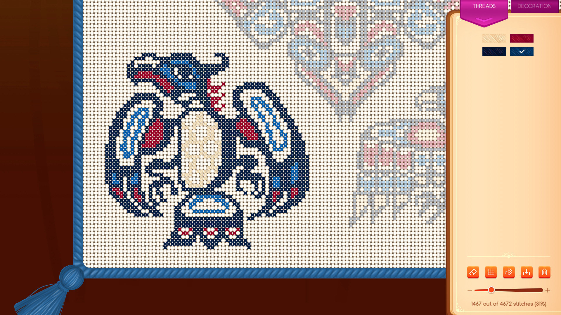 Cross-Stitch Puzzle screenshot 6