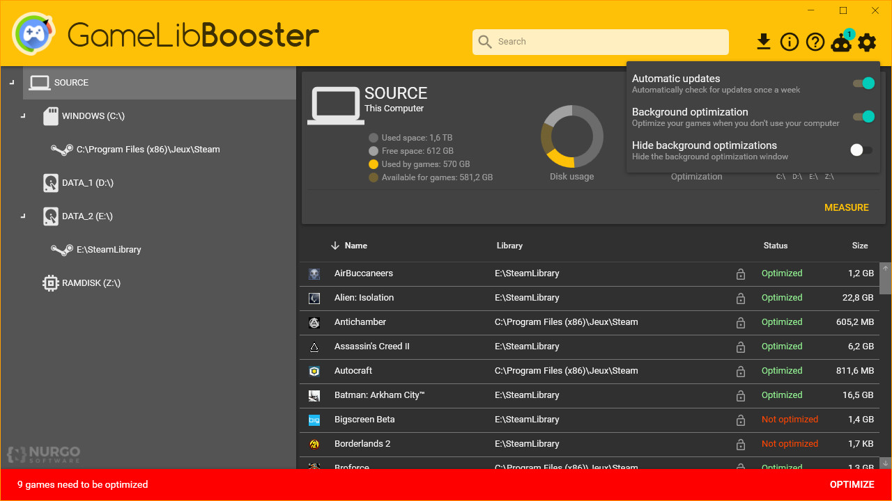 GameLibBooster screenshot 3