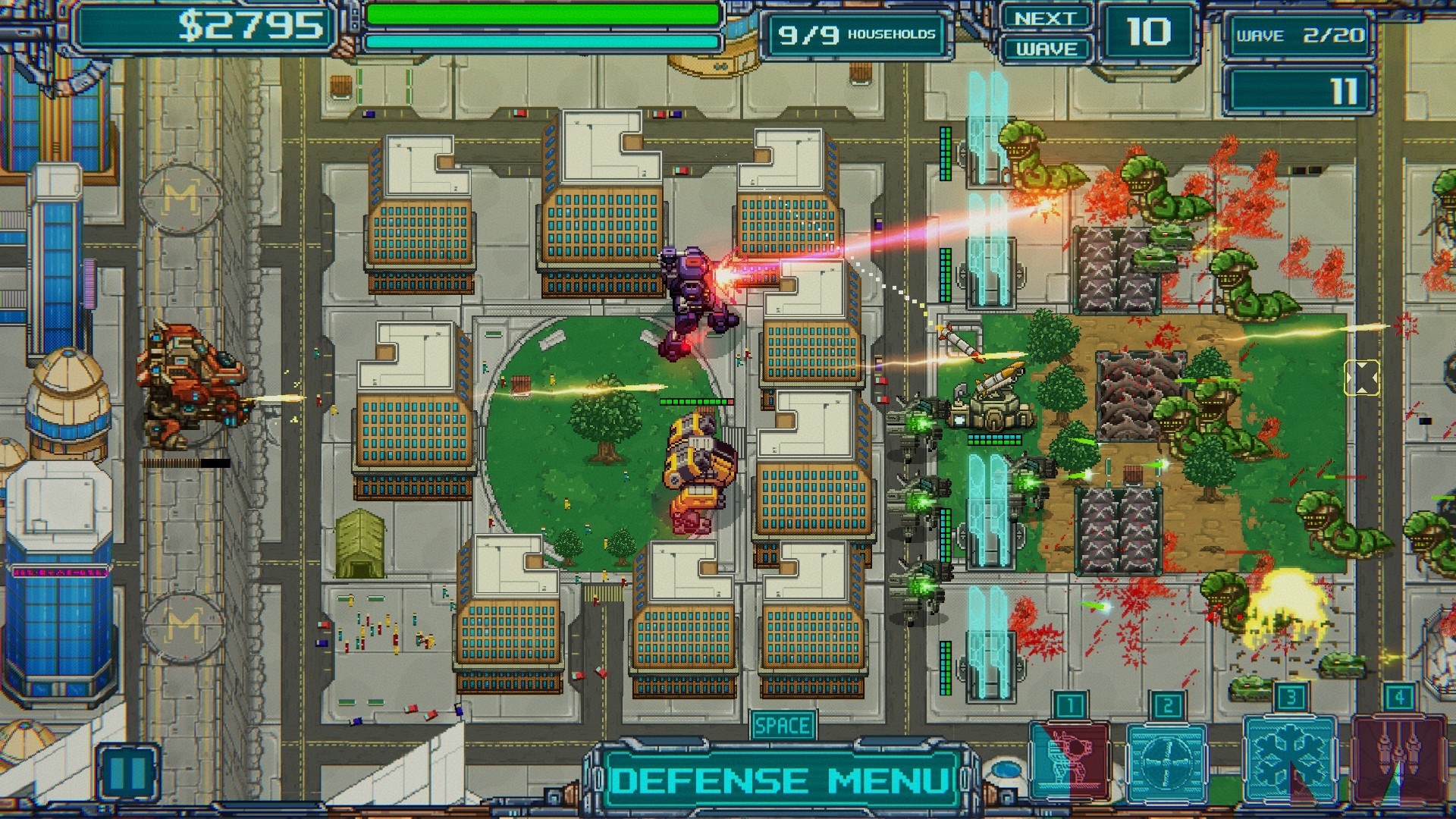 Mechs V Kaijus - Tower Defense screenshot 1