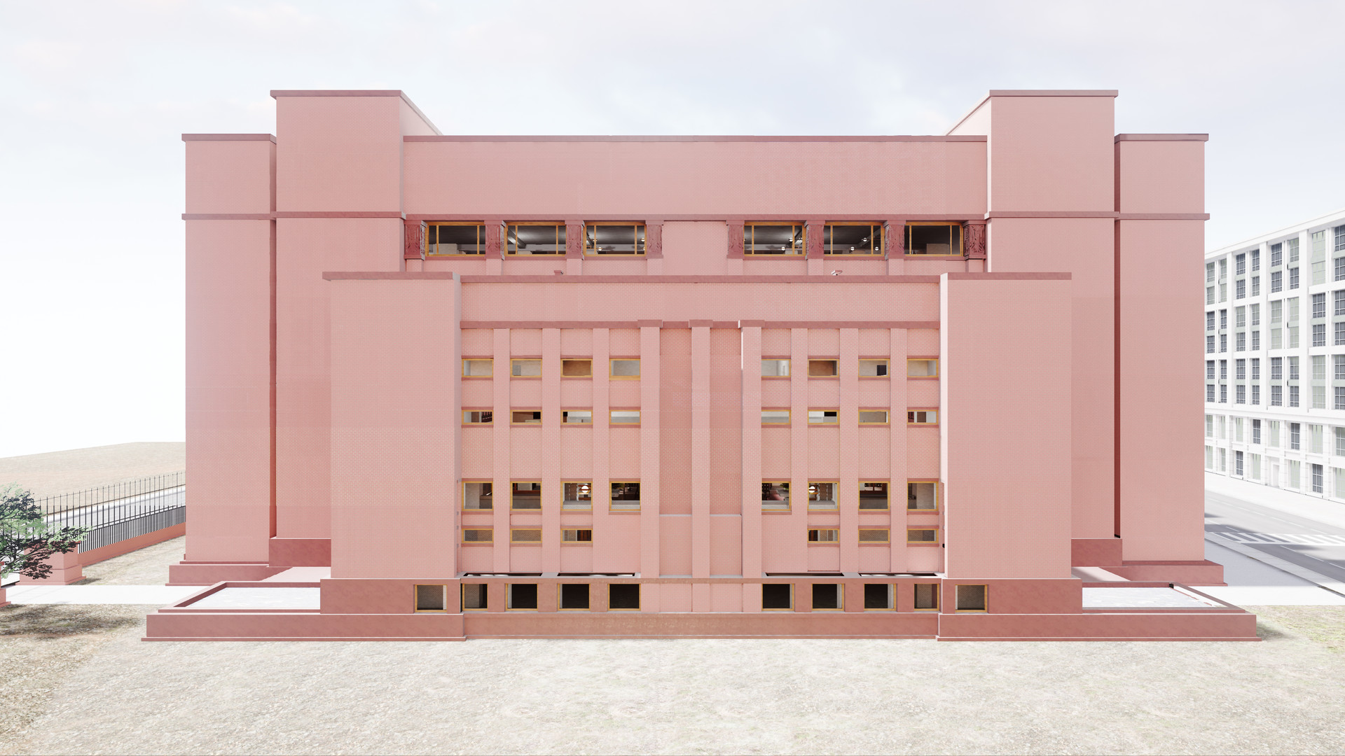 Larkin building by Frank Lloyd Wright screenshot 13