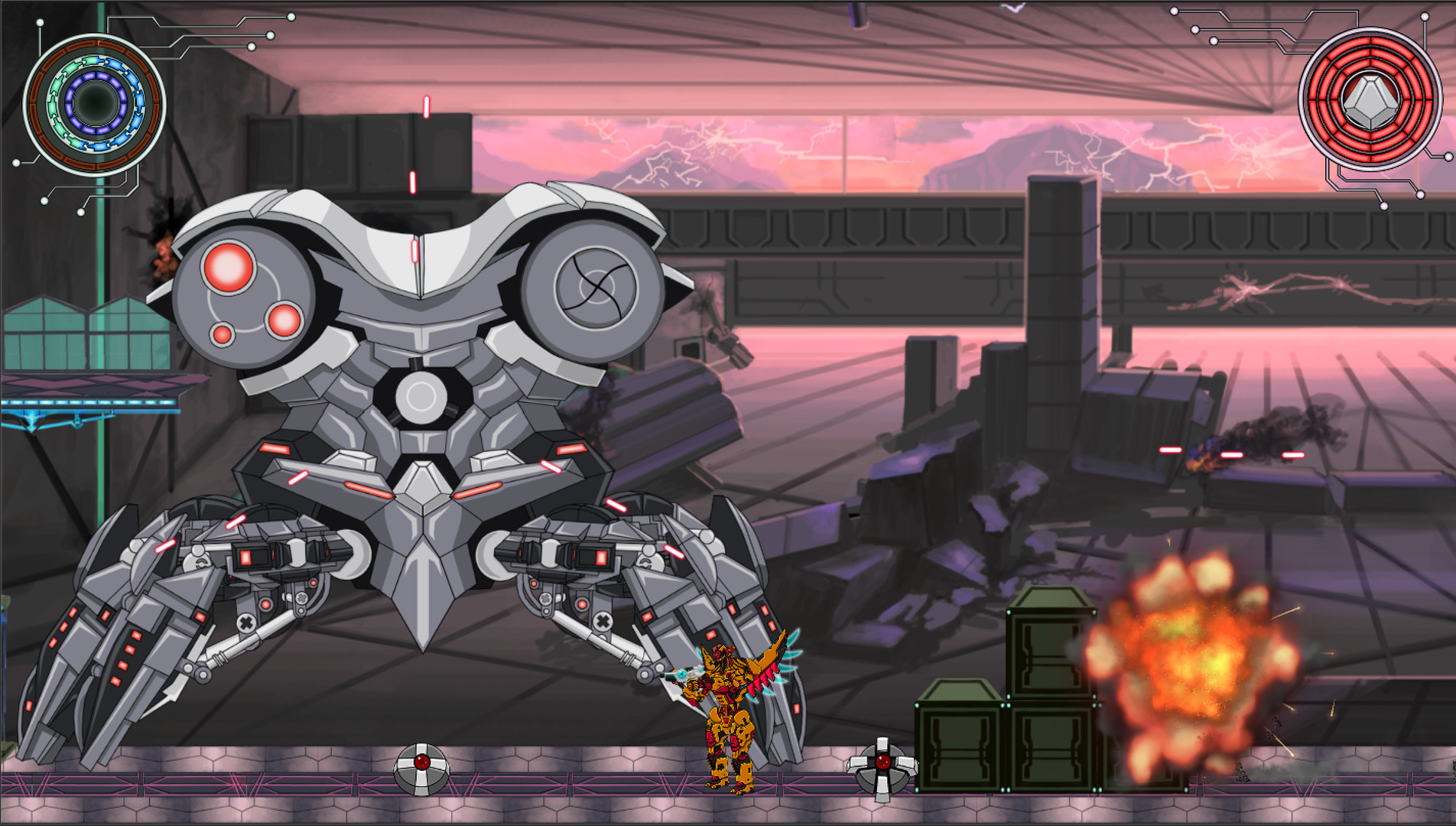 Metal Shell: Neon Pulse screenshot 1