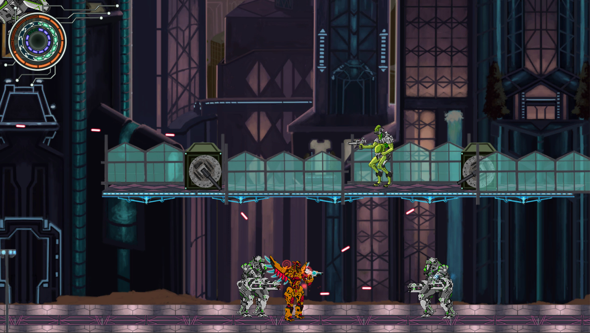 Metal Shell: Neon Pulse screenshot 2
