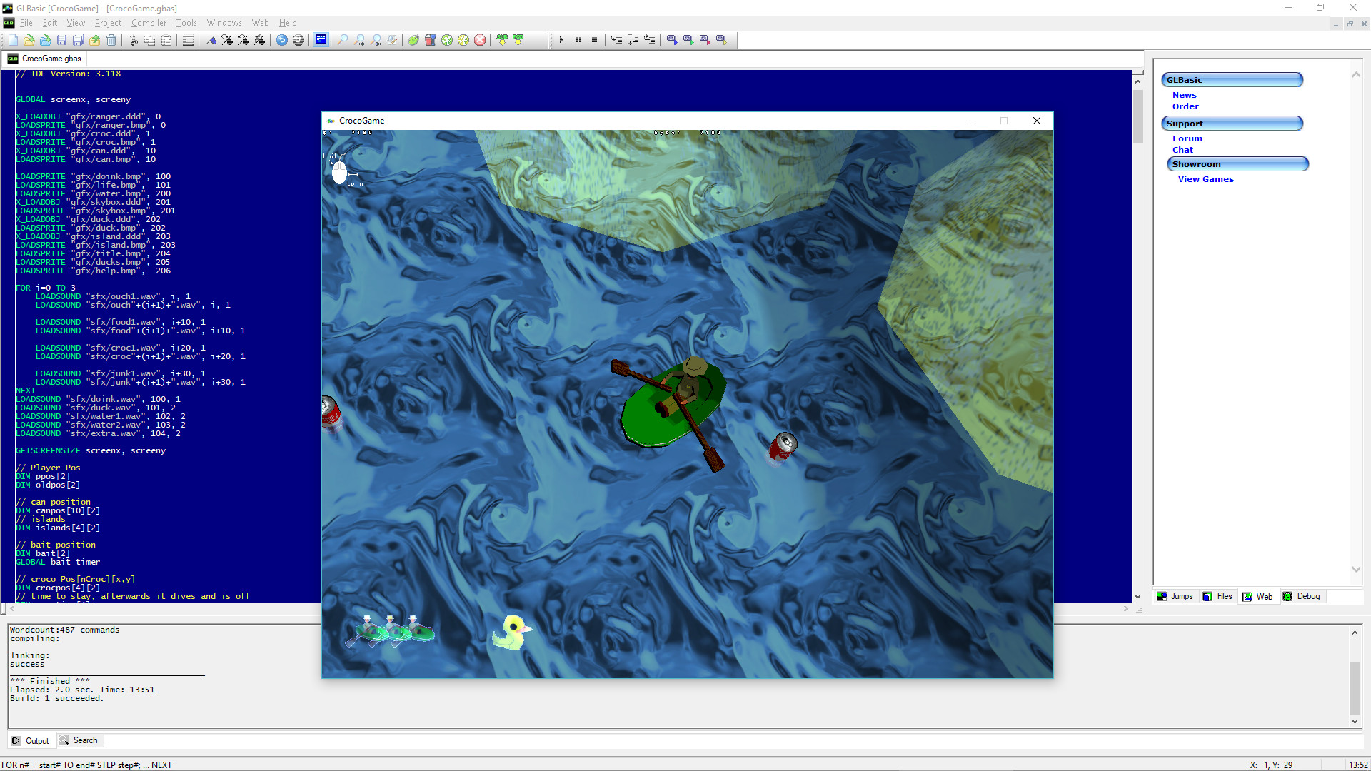 GLBasic SDK - A Multiplatform BASIC Compiler screenshot 5