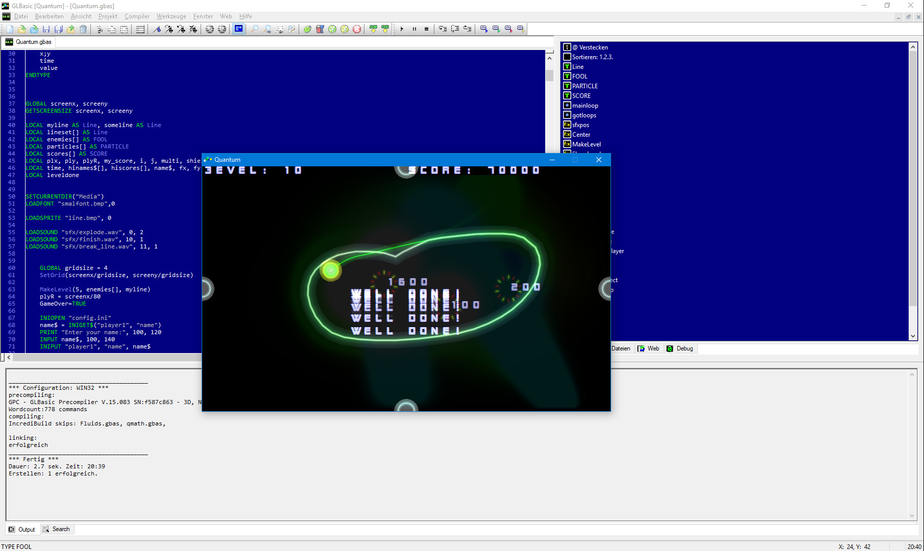 GLBasic SDK - A Multiplatform BASIC Compiler screenshot 6