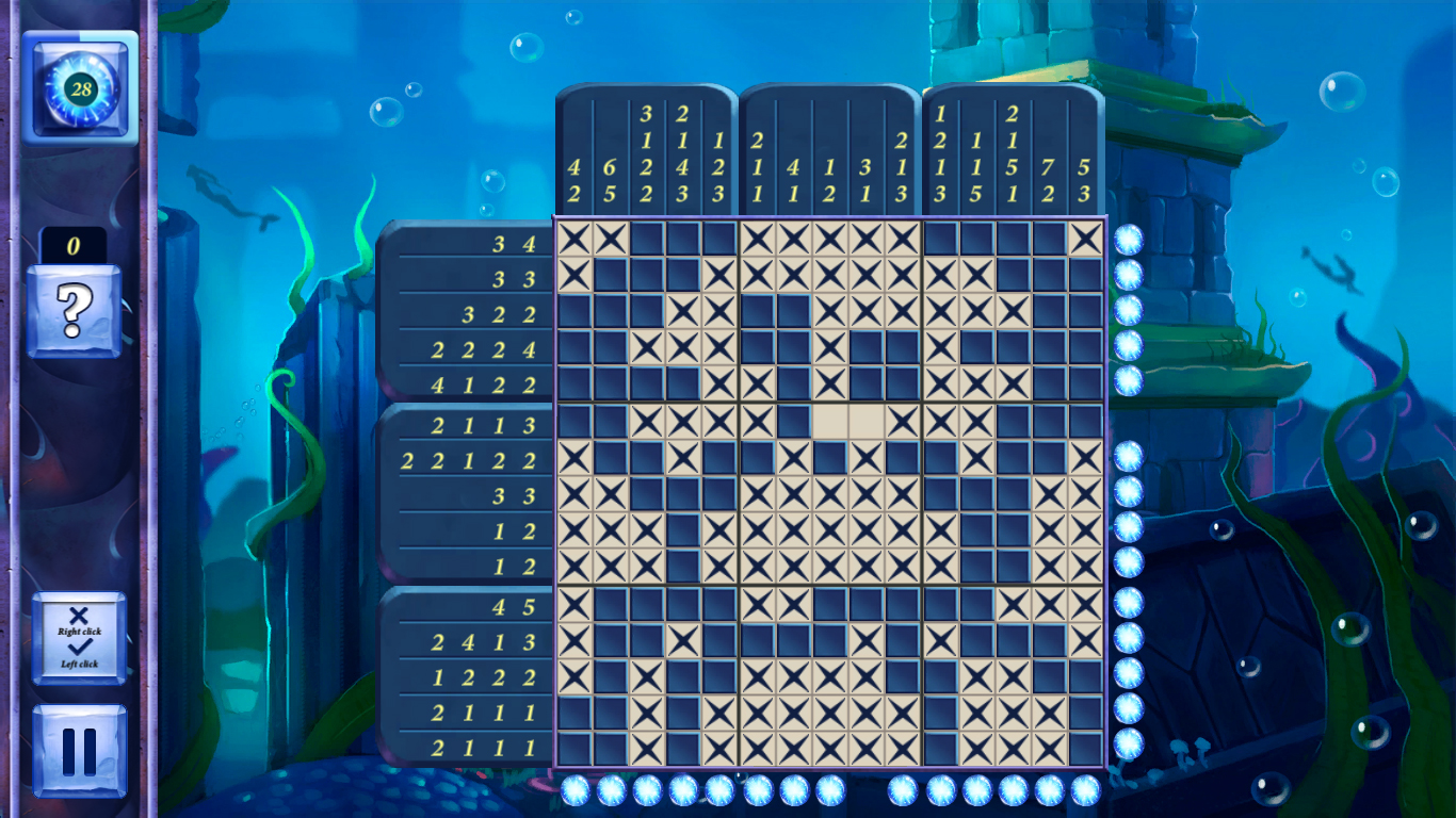 Picross Fairytale: Legend of the Mermaid screenshot 2
