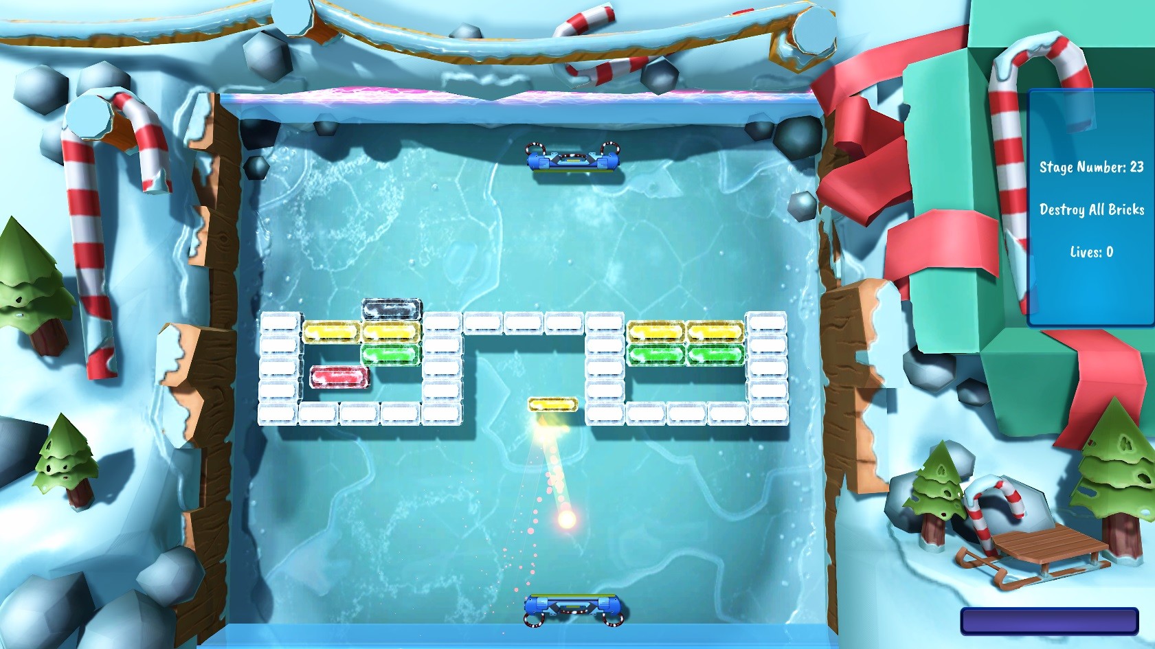 Glaive: Brick Breaker screenshot 1