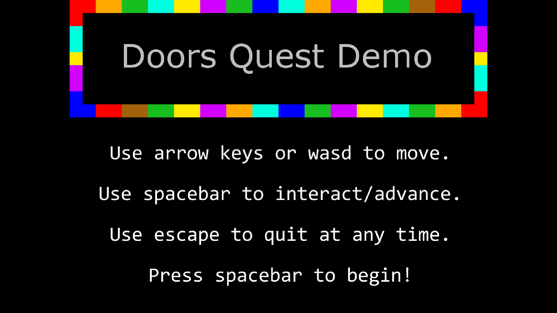 Doors Quest Demo screenshot 1