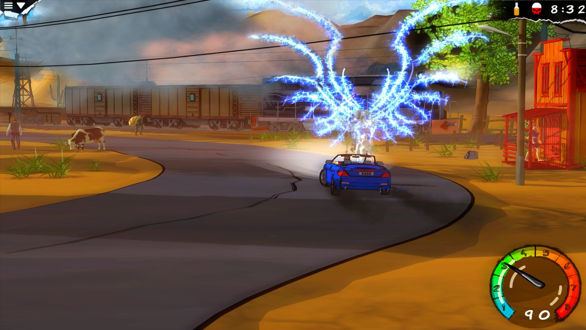 My Mad Road - adventure racing & shooting screenshot 3