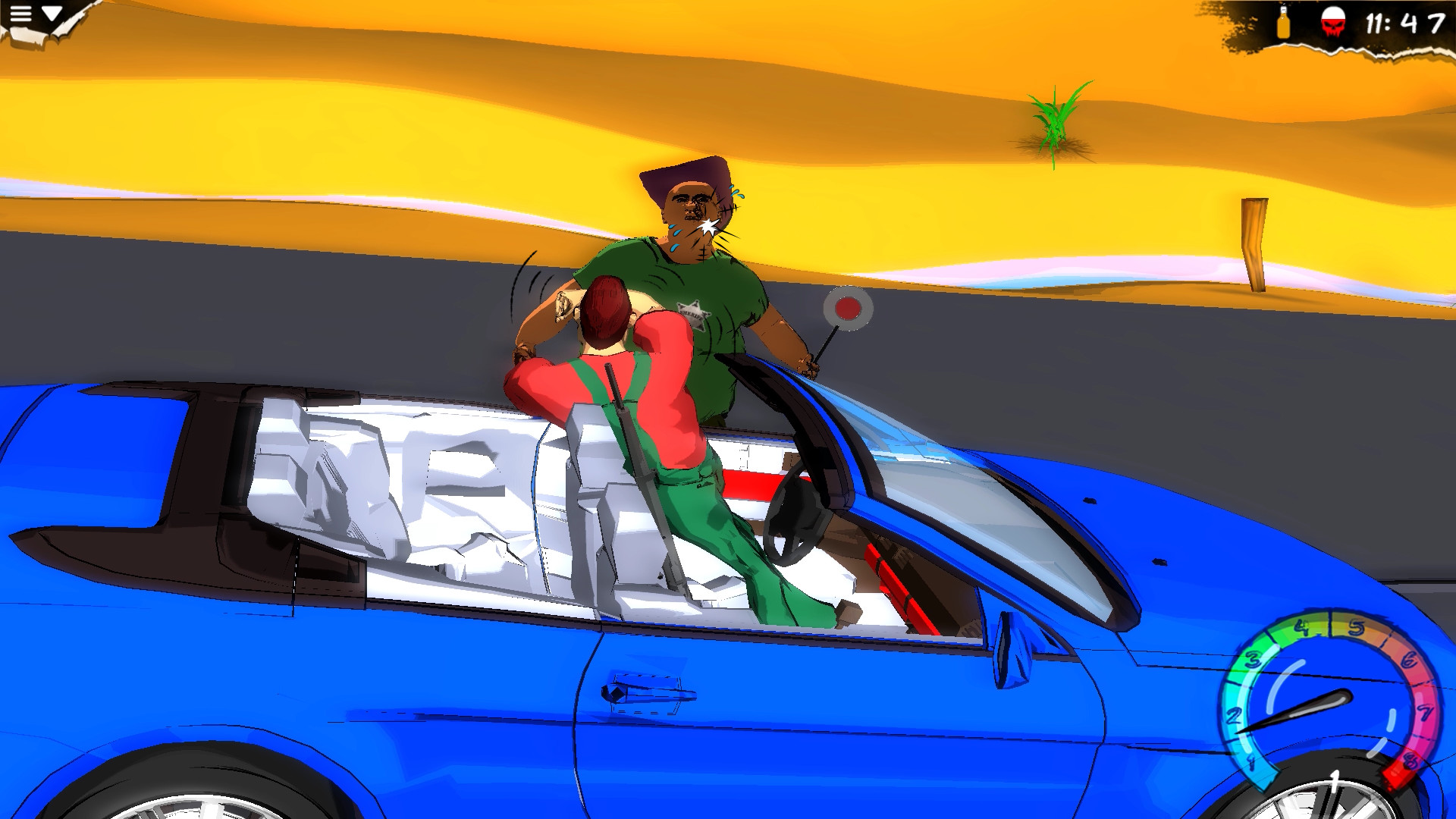 My Mad Road - adventure racing & shooting screenshot 12