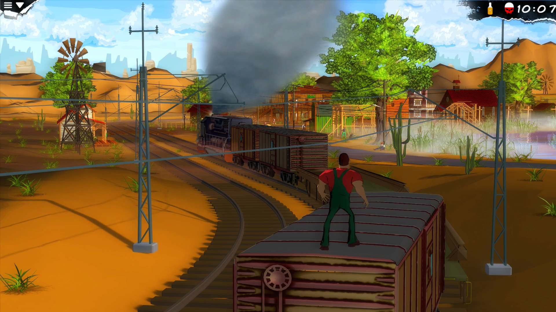 My Mad Road - adventure racing & shooting screenshot 1