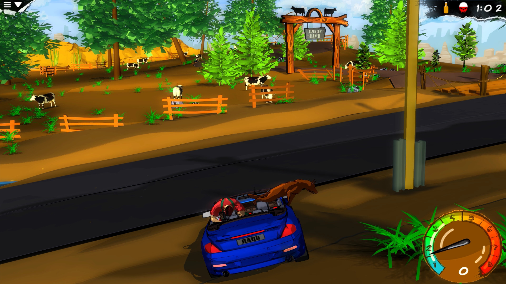 My Mad Road - adventure racing & shooting screenshot 20