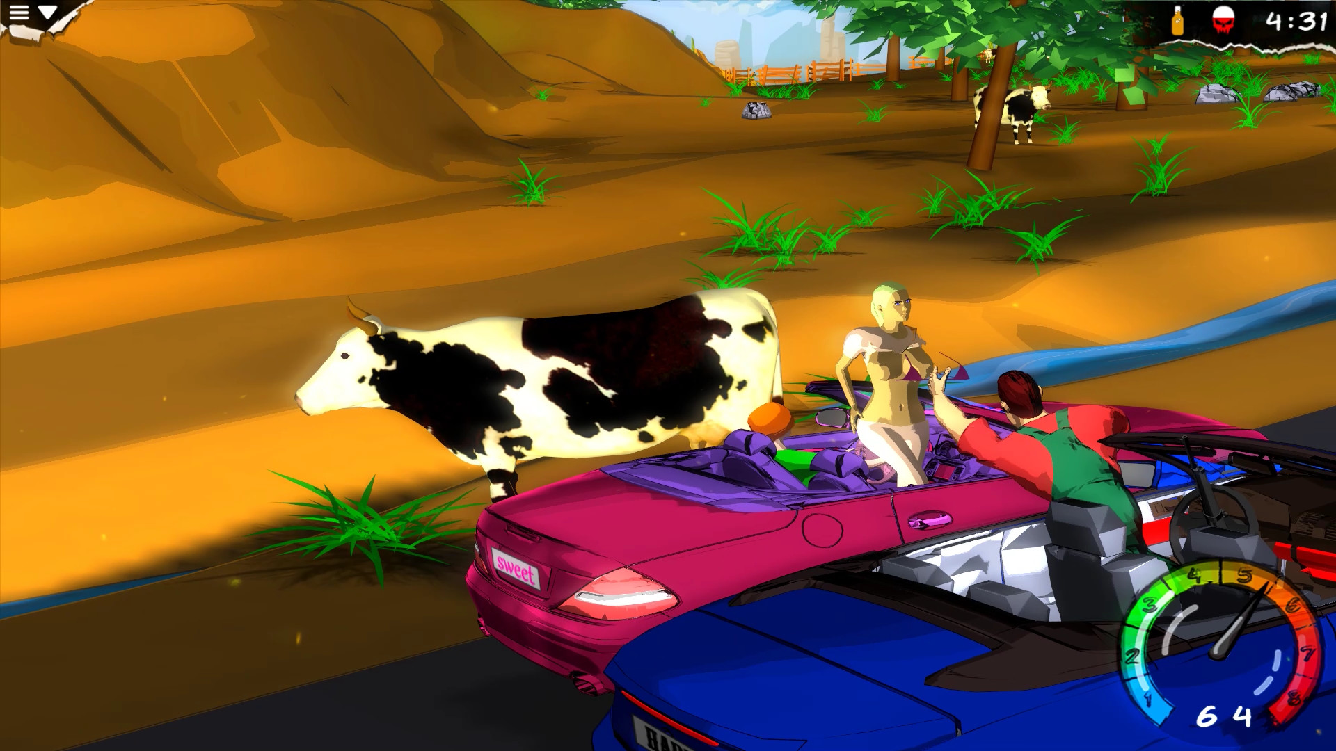 My Mad Road - adventure racing & shooting screenshot 6