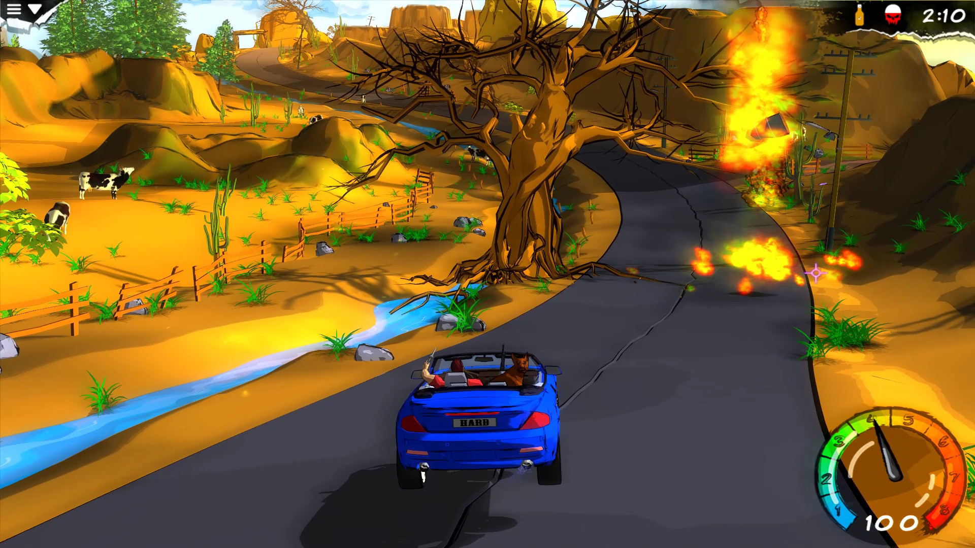 My Mad Road - adventure racing & shooting screenshot 8