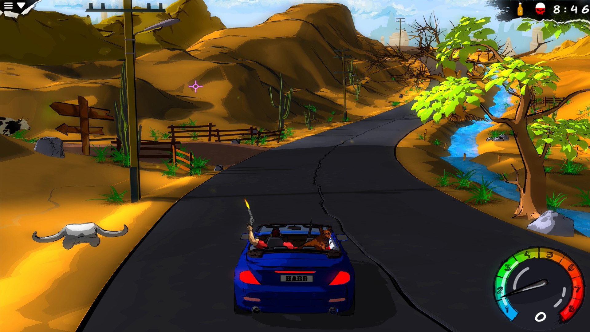 My Mad Road - adventure racing & shooting screenshot 23