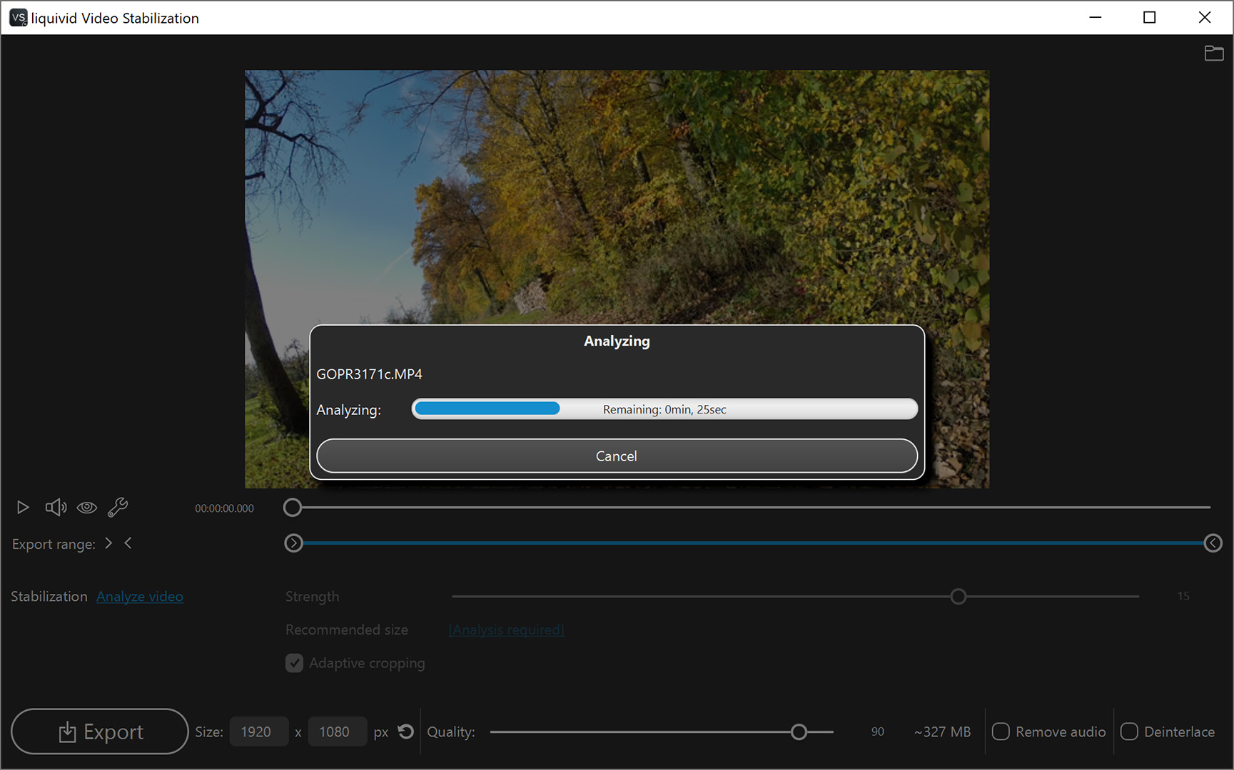 liquivid Video Stabilization screenshot 3