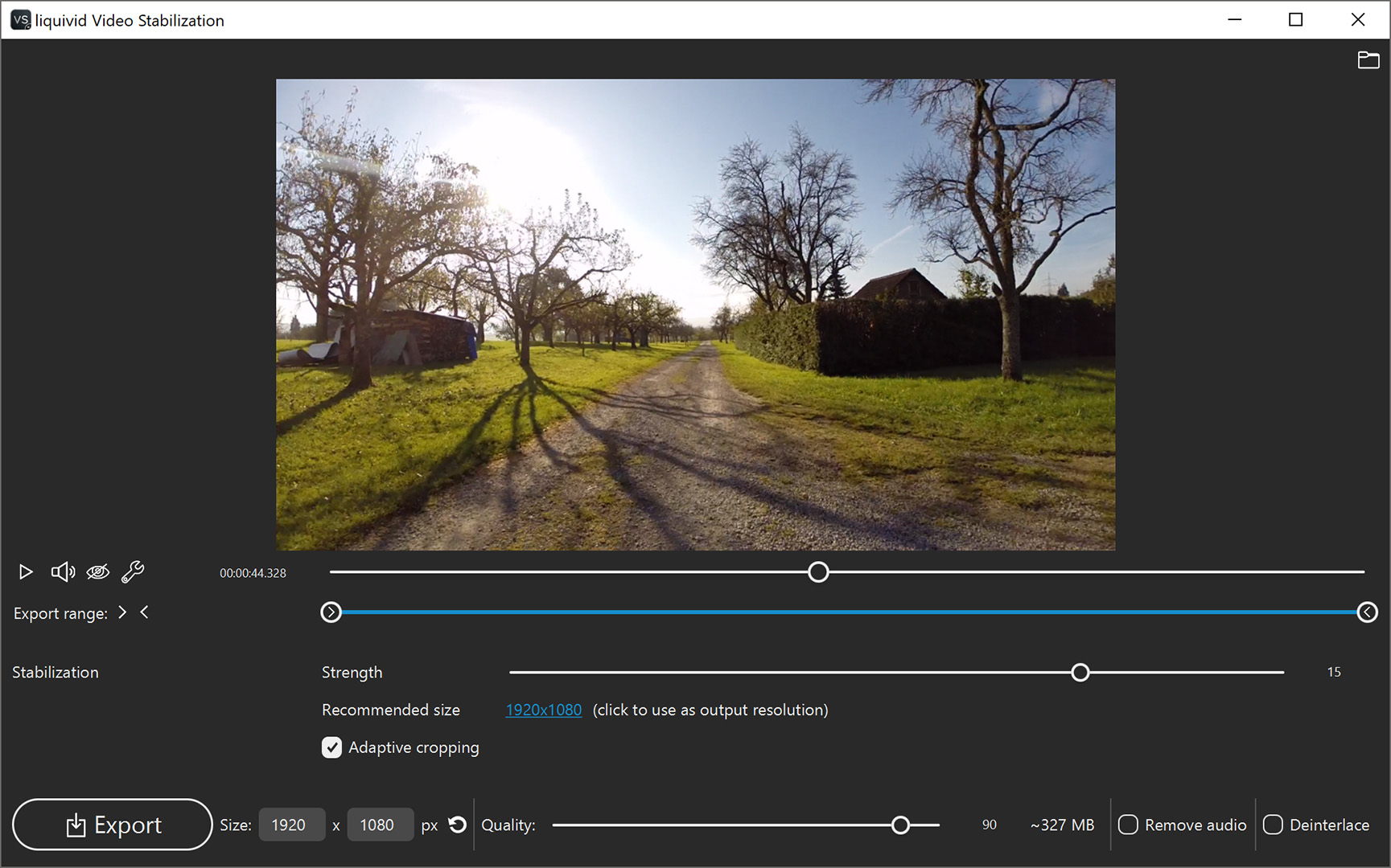 liquivid Video Stabilization screenshot 4