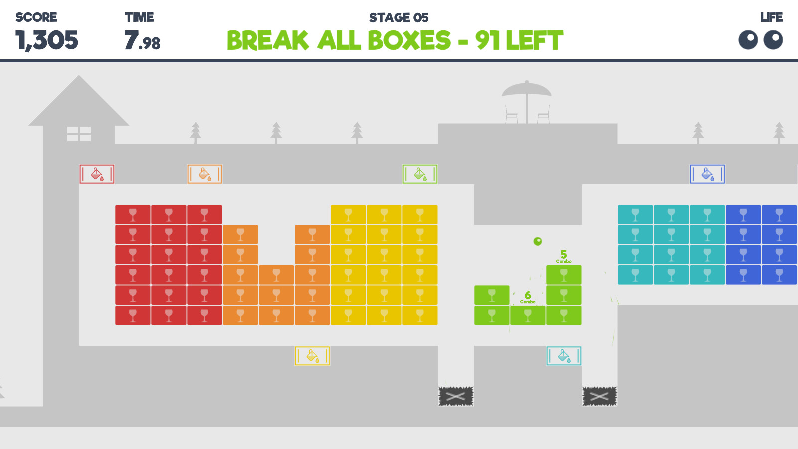 Bouncy Butter Ball screenshot 1