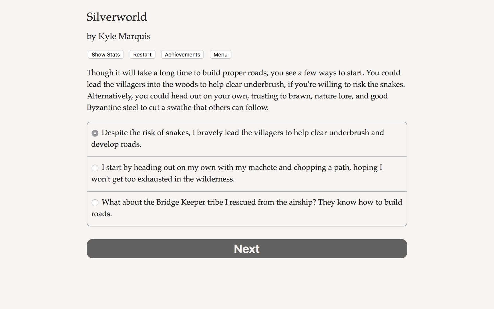 Silverworld screenshot 1