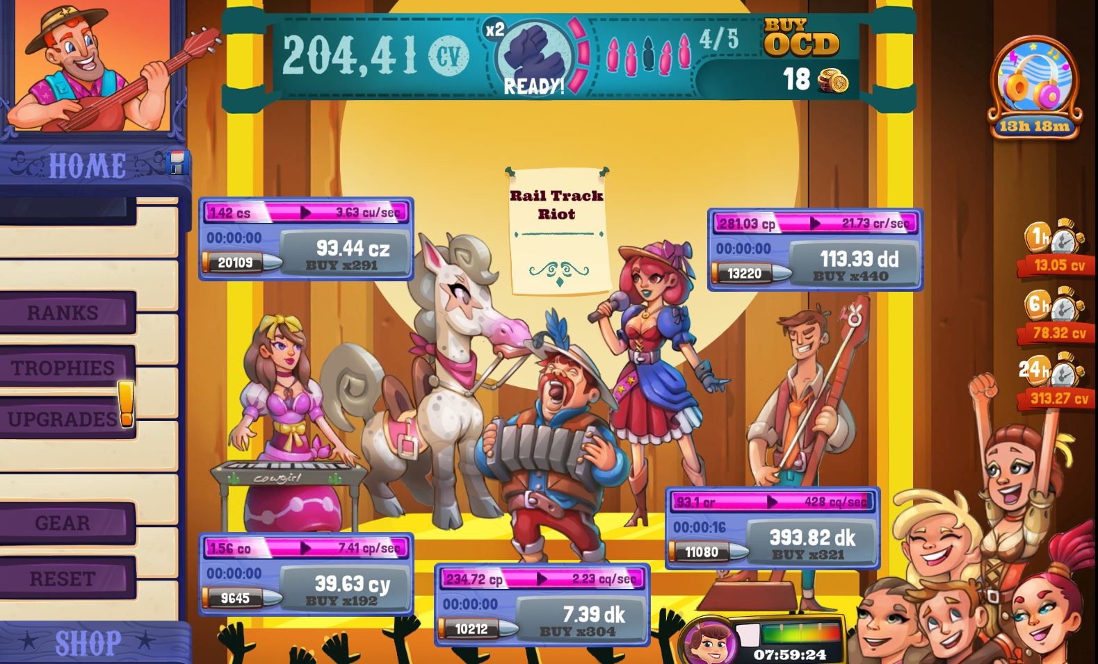 Wild West Saga: Idle Tycoon Clicker screenshot 15