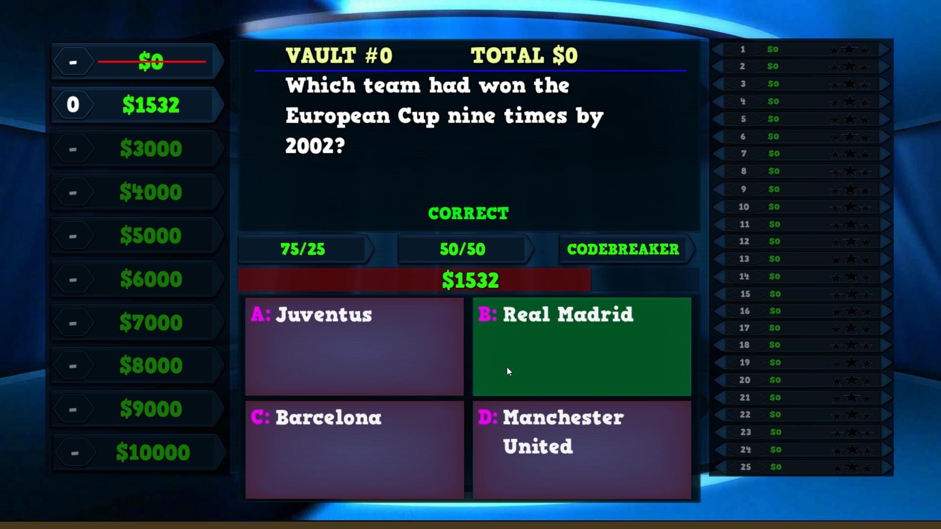 Trivia Vault: Soccer Trivia screenshot 1