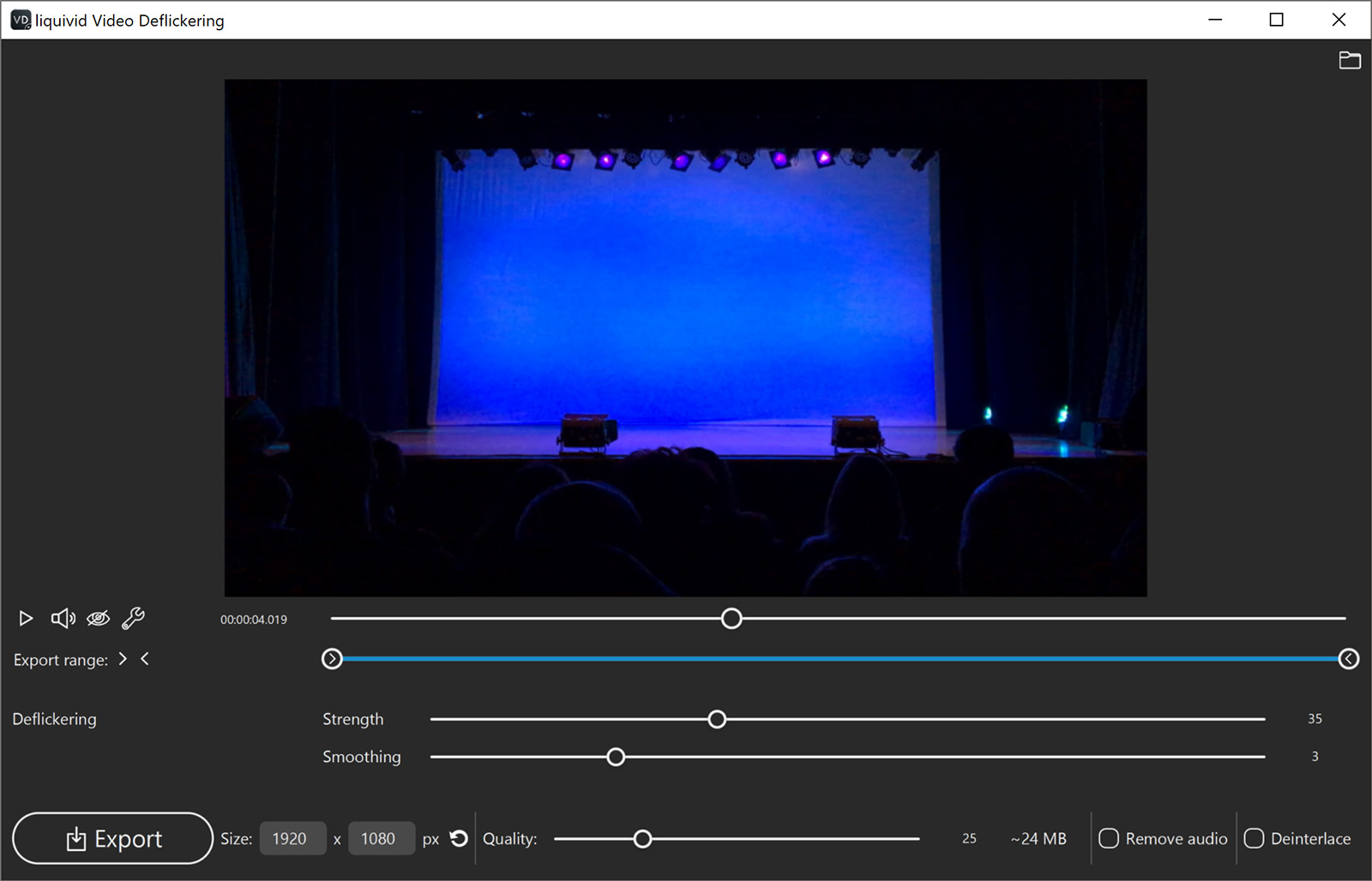 liquivid Video Deflickering screenshot 5