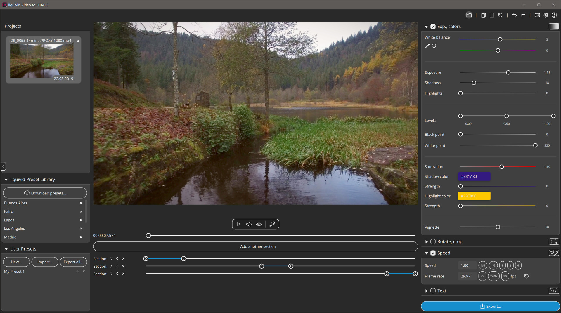 liquivid Video to HTML5 screenshot 1