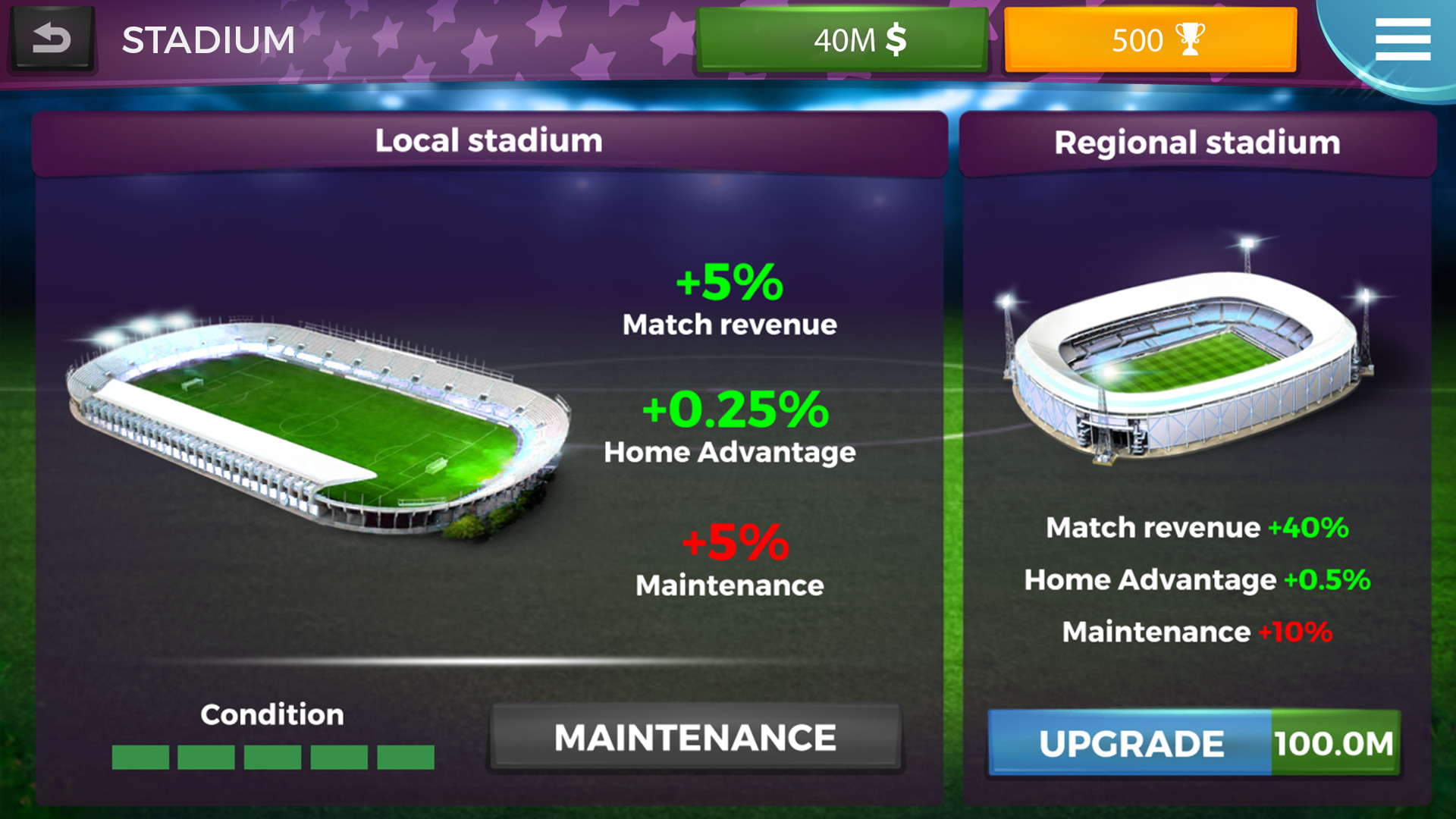 Women's Soccer/Football Manager screenshot 1
