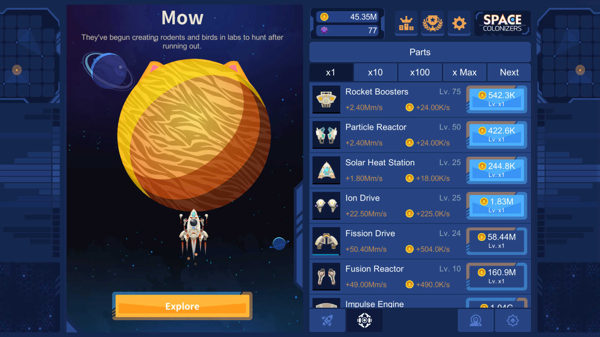Space Colonizers Idle Clicker screenshot 3