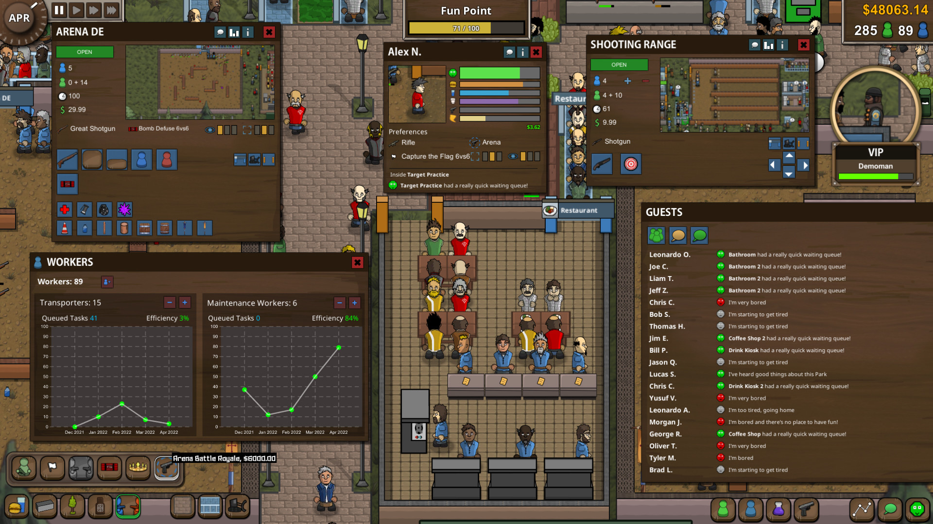 Battle Royale Tycoon screenshot 2