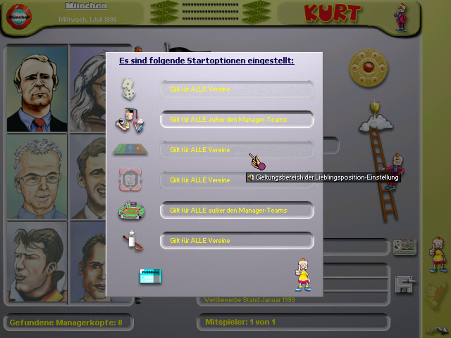 KURT - DER FUSSBALLMANAGER screenshot 1
