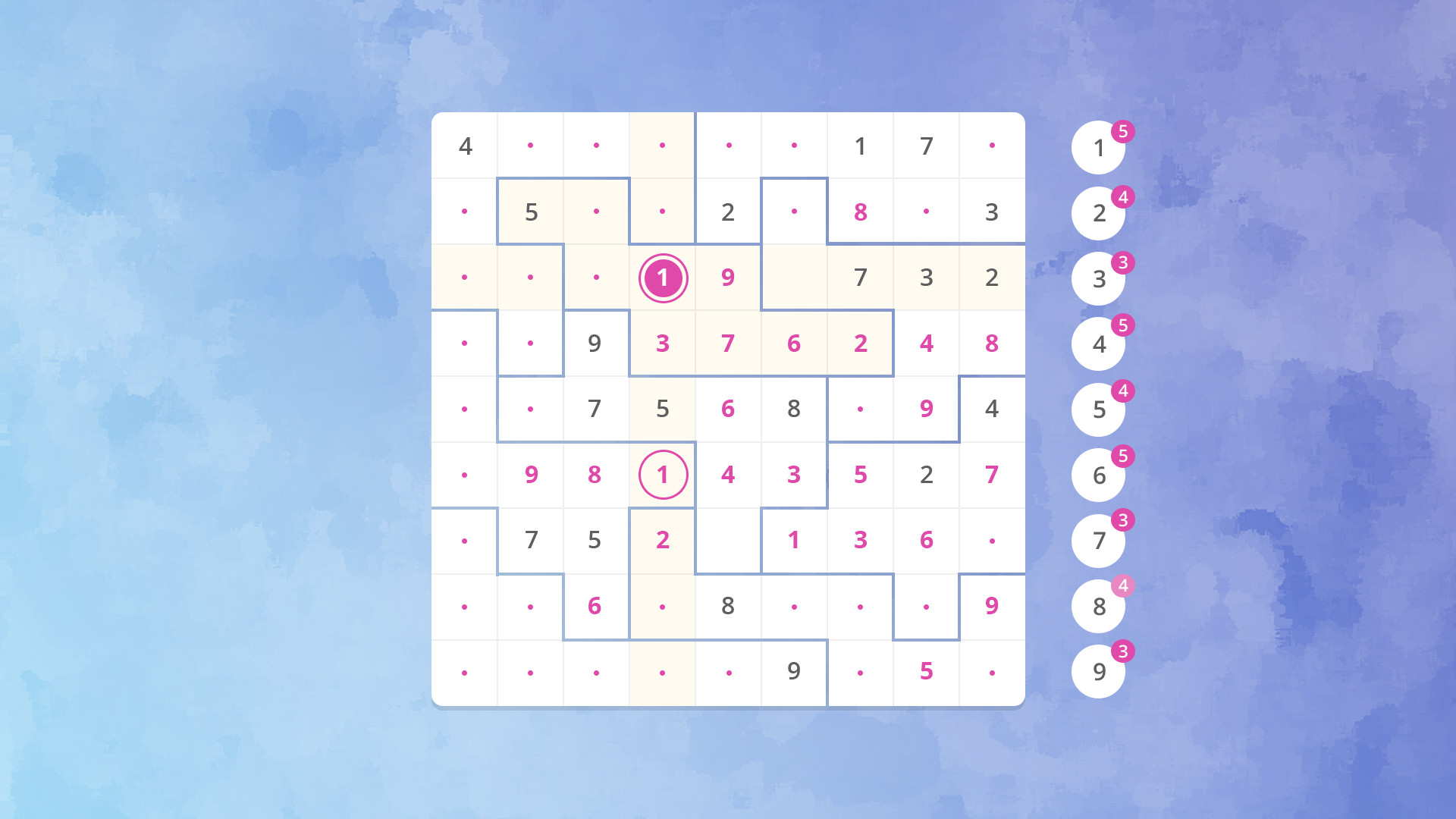 Sudoku Jigsaw / 拼图数独 screenshot 1