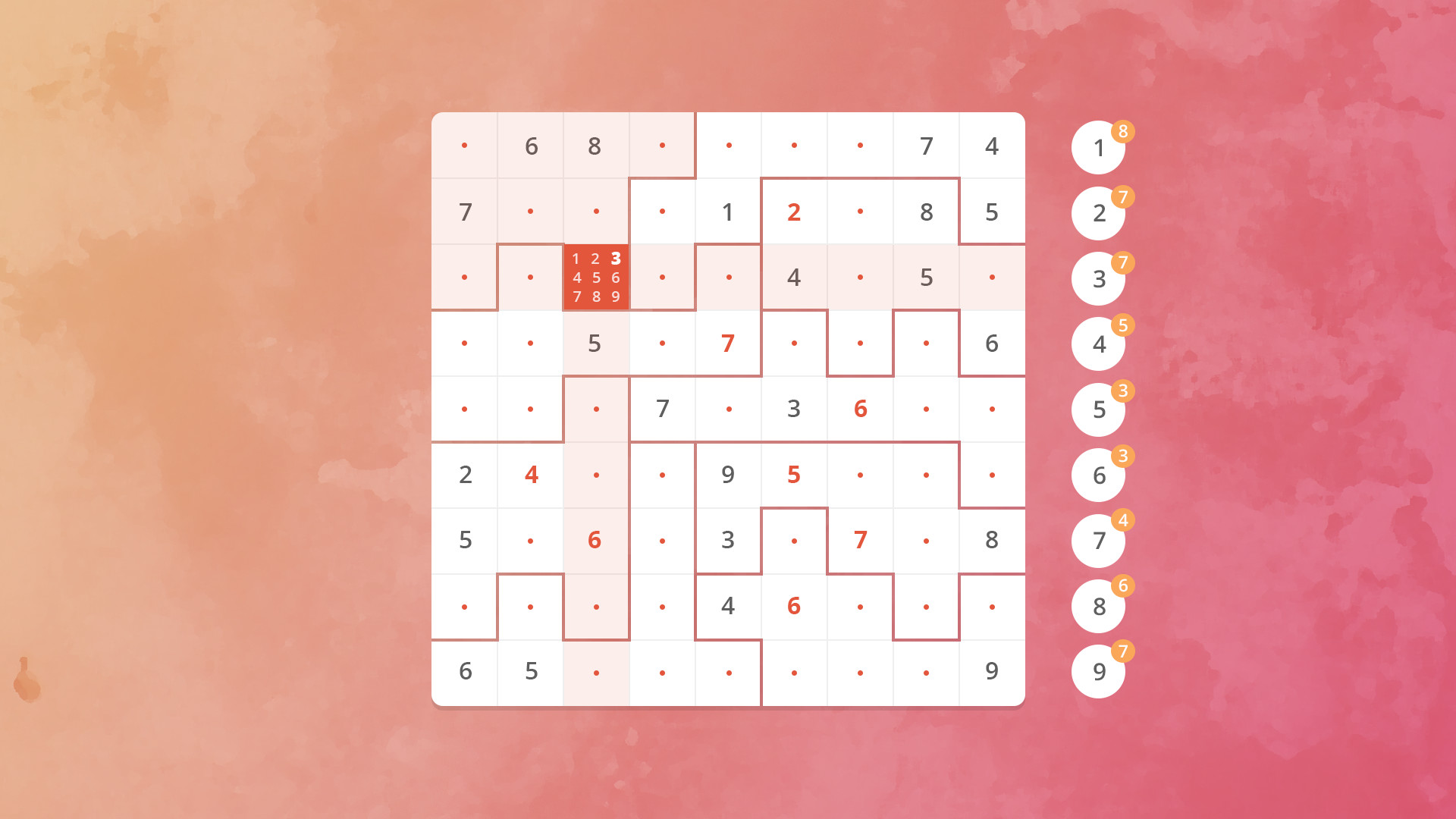 Sudoku Jigsaw / 拼图数独 screenshot 2