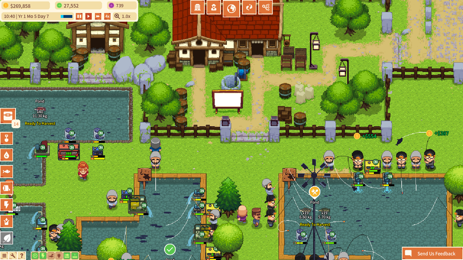 Aquaculture Land: Fish Farming Simulation screenshot 1
