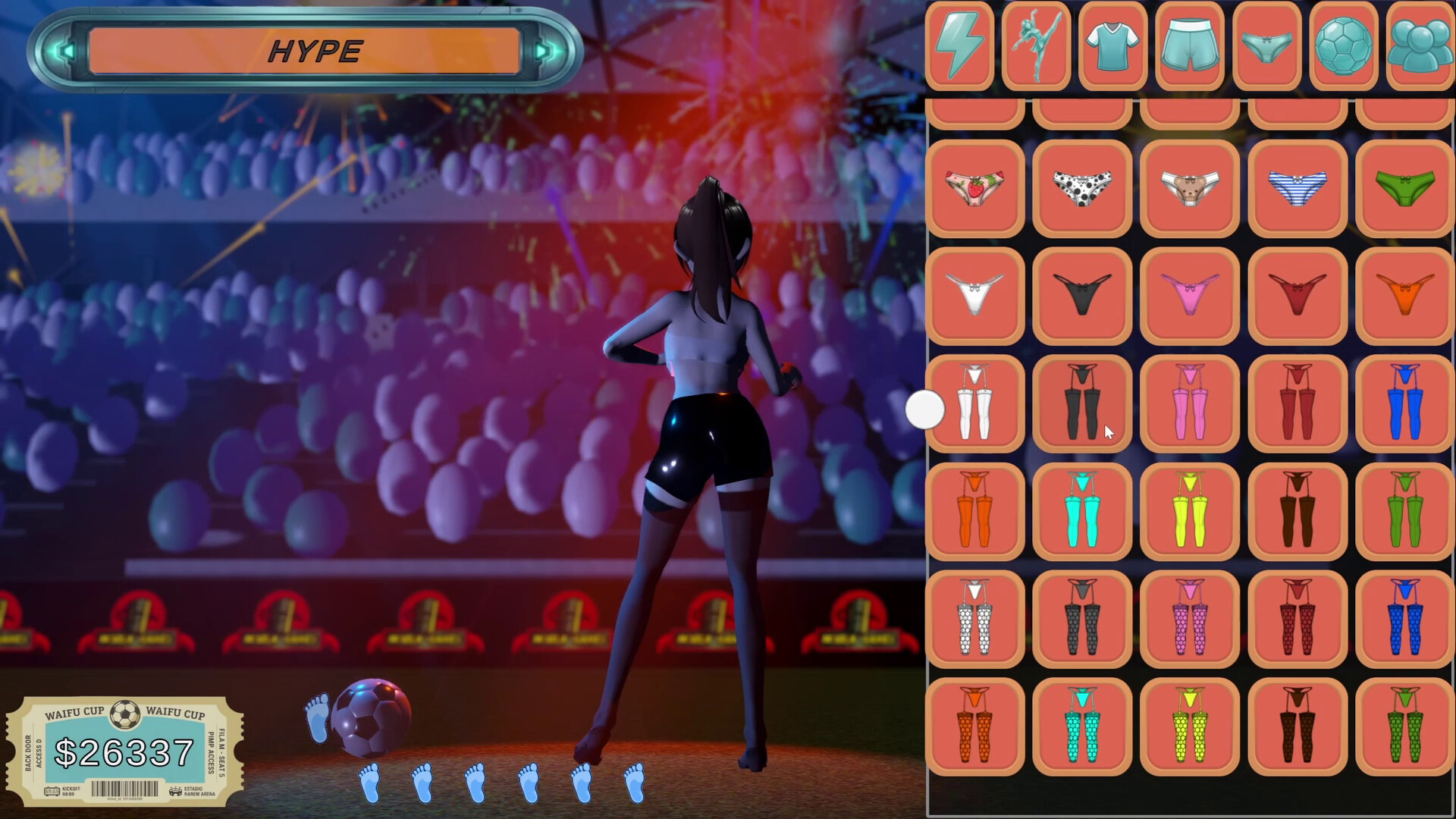 World Cup Waifu Clicker: Soccer Evolution screenshot 2