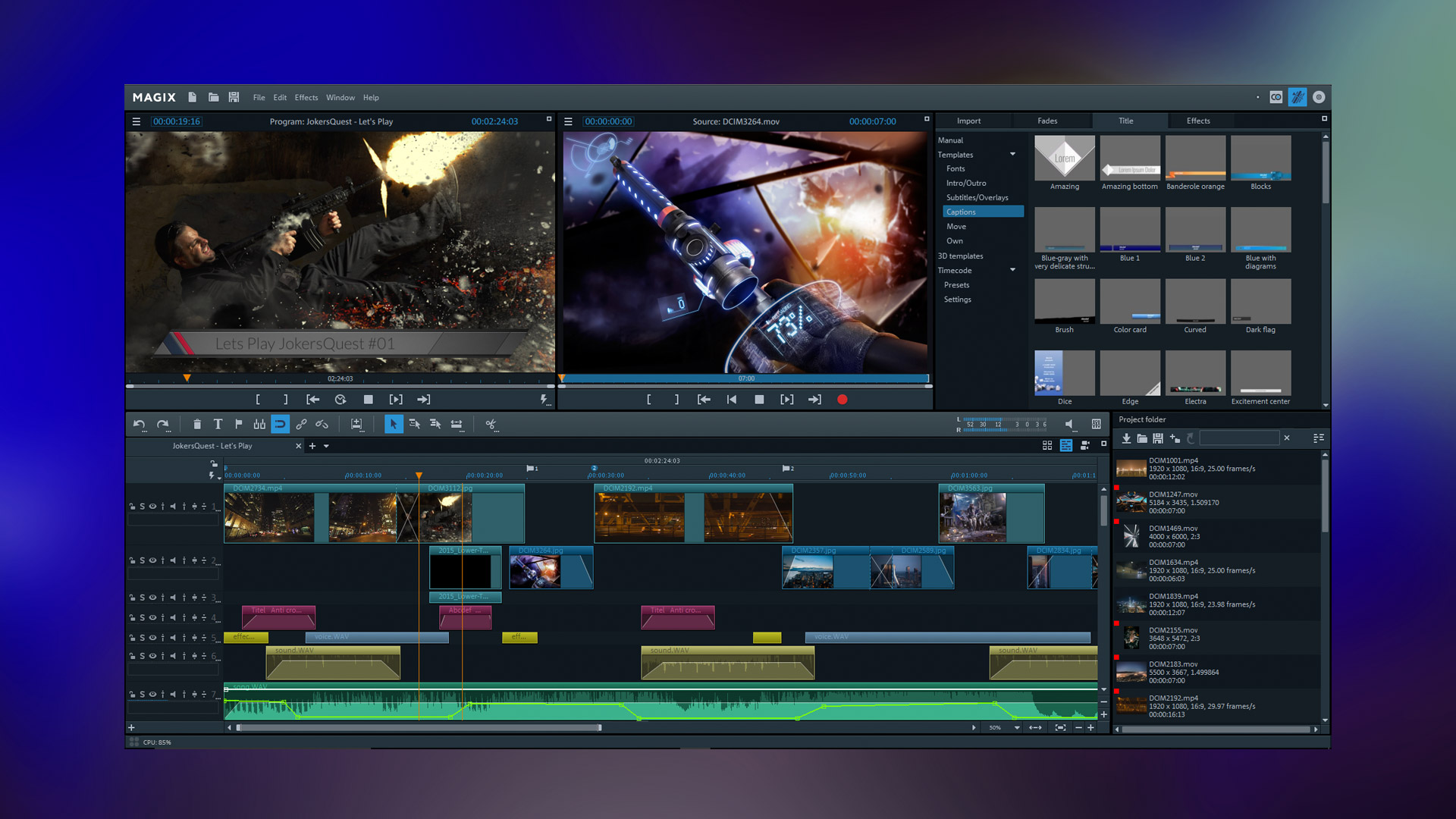 MAGIX Video Pro X10 Steam Edition screenshot 1