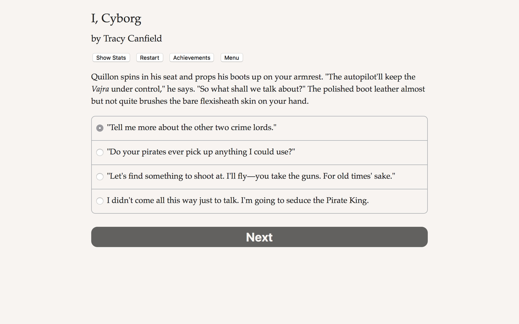 I, Cyborg screenshot 1